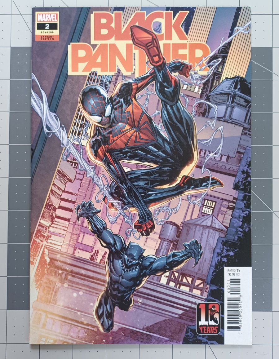 Black Panther #2 (2022) - Marvel Comics - Miles Morales 10th Anniversary Variant
