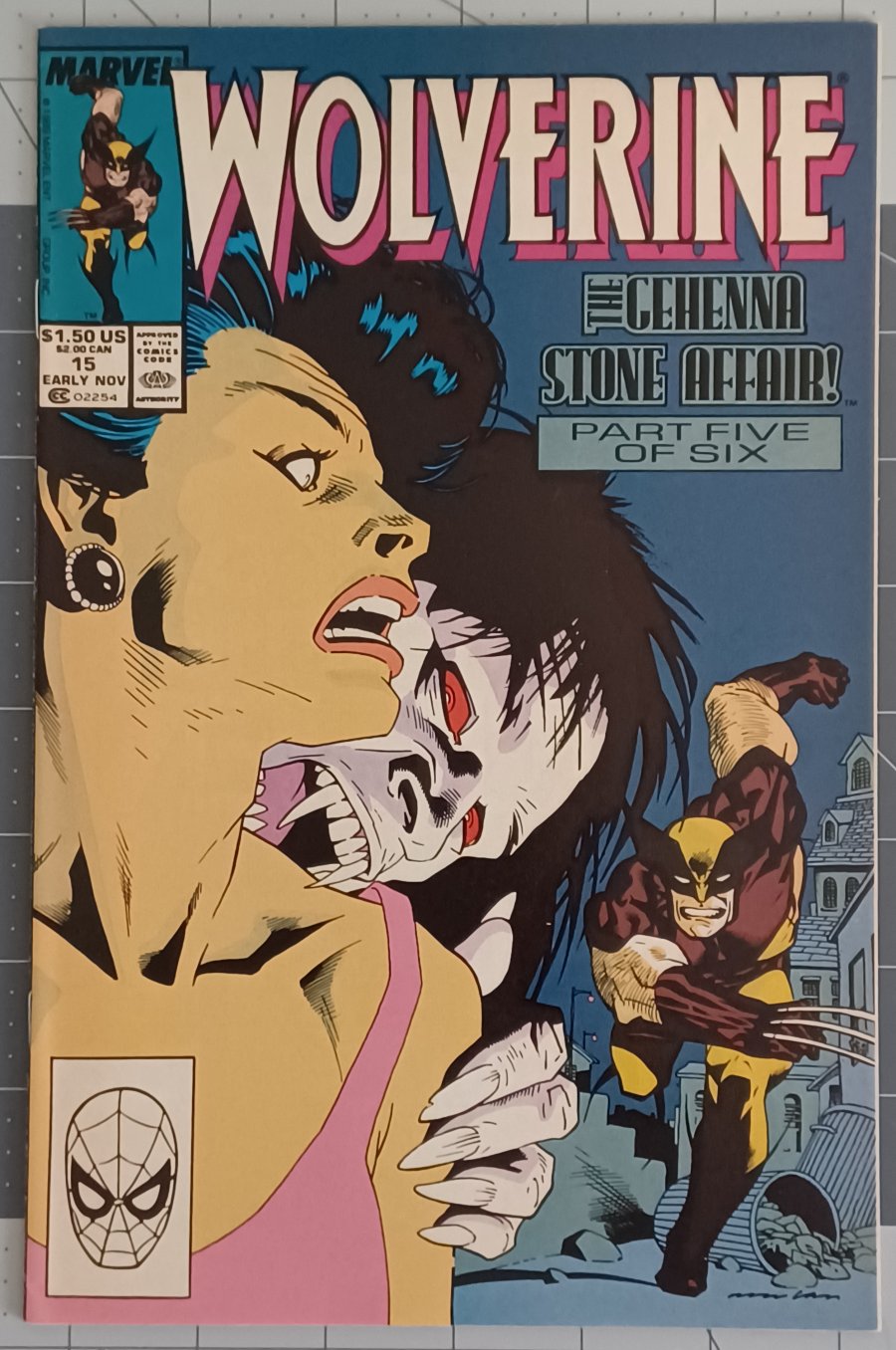 Wolverine #15 (1989) - Marvel Comics