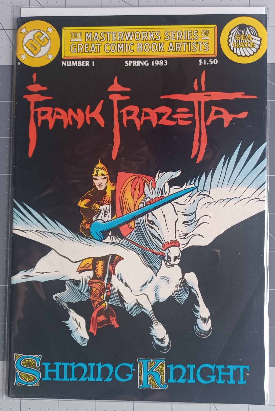 DC Masterworks Series of Great Comic Book Artists #1 — Frank Frazetta: Shining Knight (1983) - DC Comics / Sea Gate