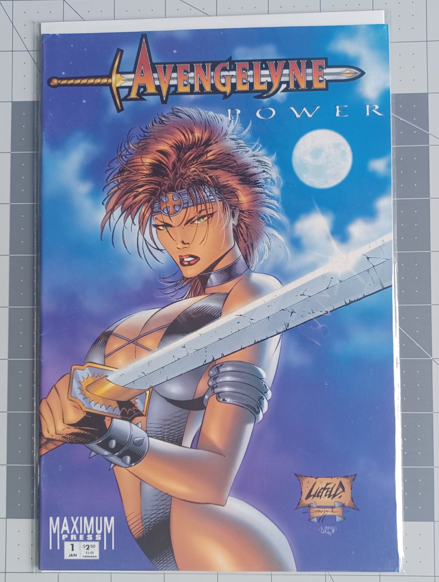 Avengelyne: Power #1 (1995) - Maximum Press — Blue Sky Edition