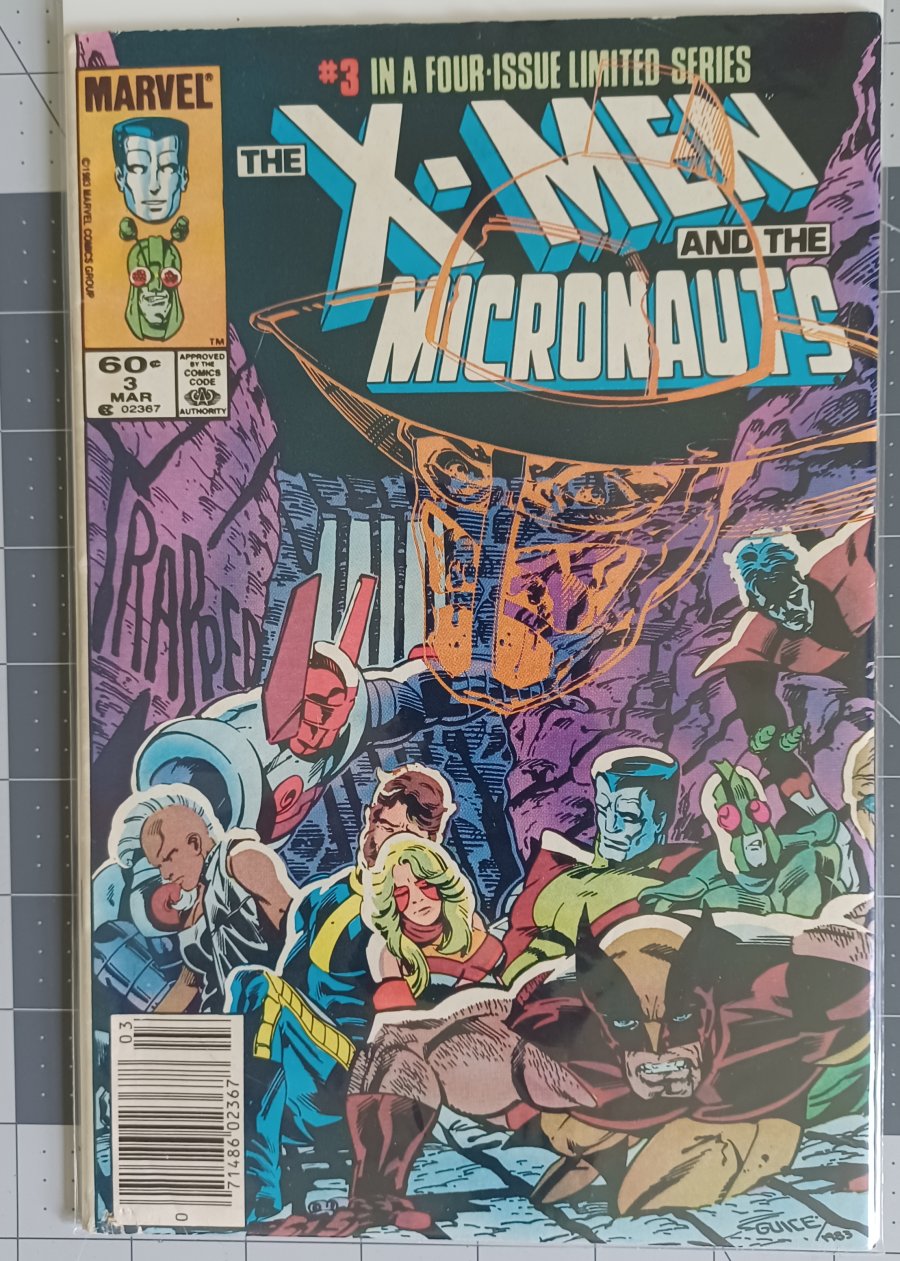 X-Men and the Micronauts #3 (of 4) (1984) - Marvel Comics